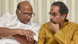 NCP chief Sharad Pawar with Shiv Sena chief Uddhav Thackeray (File Photo | PTI)