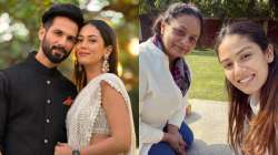 Shahid Kapoor, Neelima Azeem, Mira Rajput 