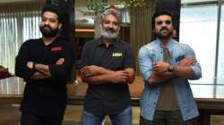 Jr NTR, SS Rajamouli, Ram Charan 