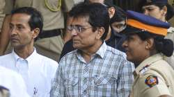 BJP leader Kirit Somaiya appears before the EOW of the Mumbai Police in connection with the INS Vikrant funds misappropriation case, at Mumbai Police Commissioner office in Mumbai, Monday, April 18, 2022.?