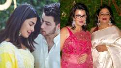 Priyanka Chopra, Nick Jonas and their mothers Madhu and Denise