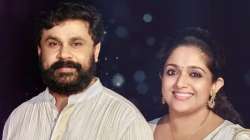 Actor Dileep with wife Kavya Madhavan