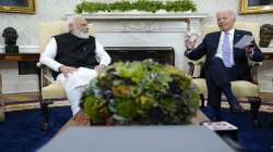 PM Modi with US President Joe Biden.?