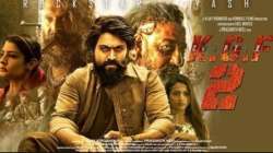 Poster of Yash starrer KGF Chapter 2