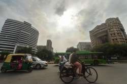 Connaught Place area in New Delhi.