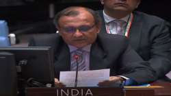 India's Permanent Representative to the United Nations, T. S. Tirumurti. 