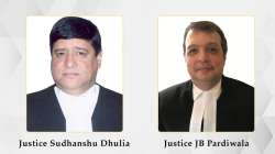 Gauhati High Court Justice Sudhanshu Dhulia and Gujarat High Court judge Justice Jamshed B Pardiwala