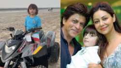 AbRam with Shah Rukh Khan & Gauri