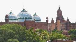 A view of Sri Krishna Janmabhoomi temple and Shahi Idgah mosque, in Mathura, Sunday, Sept. 27, 2020. 