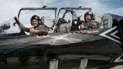 Tom Cruise engages in dogfight with James Corden