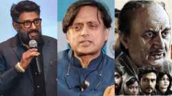  Vivek Agnihotri, Shashi Tharoor and Anupam Kher 