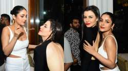 Shehnaaz Gill with Arbaaz Khan girlfriend Giorgia Andriani 