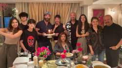 Hrithik Roshan and Saba Azad with family