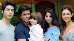 Aryan Khan, SRK, AbRam, Suhana and Gauri Khan