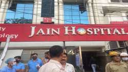 Fire broke out in Delhi's Jain Hospital .?