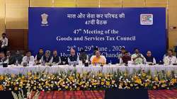 FM Nirmala Sitharaman chairs GST Council meet in Chandigarh?