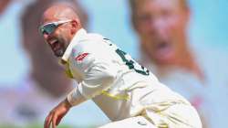 A still Nathan Lyon from the 1st Test vs SL.