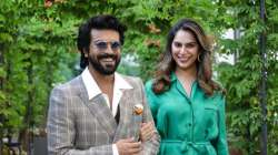 Ram Charan with wife Upasana 