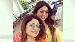 Shilpa Shetty and Shamita Shetty are currently in London 