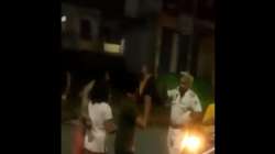 Punjab cop fires at civilian during a scuffle.