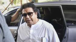 MNS President Raj Thackeray at the Lilavati Hospital for foot treatment, at Bandra in Mumbai.