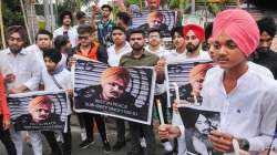 Young men take out a candle march to pay tribute to Punjabi singer Sidhu Moose Wala