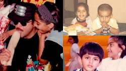 Sonam Kapoor childhood pics