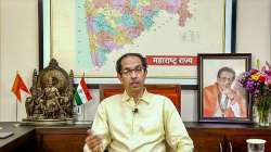 ?
Maharashtra CM and Shiv Sena chief Uddhav Thackeray virtually addresses the people of the state, in Mumbai, Wednesday, June 22, 2022.