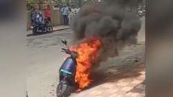 two wheeler fire 