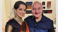 Kangana Ranaut and Anupam Kher