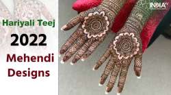 Hariyali Teej mehendi