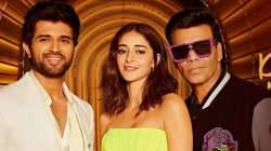 Vijay Deverakonda, Ananya Panday, Karan Johar 