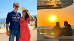 Milind Soman with wife Ankita Konwar