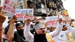 People protest against Nupur Shama's controversial remark against Prophet??