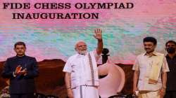 Prime Minister Narendra Modi with Tamil Nadu CM MK Stalin and others at the Opening Ceremony of the 44th Chess Olympiad in Chennai, Thursday, July 28, 2022.
chess olympiad 2022, Madras High Court orders Tamil Nadu govt to publish photos of PM Modi, Presiden