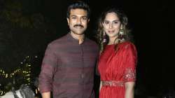 Ram Charan with wife Upasana