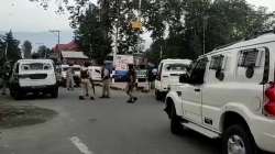 Terrorists attack in Srinagar.