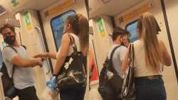 Viral video of a girl and boy's fight in Delhi Metro shocks the internet 