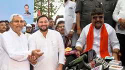 Nitish Kumar took oath as chief minister along with Tejashwi Yadav, who has been designated deputy CM