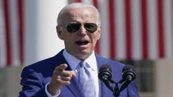 President Joe Biden speaks before signing the "CHIPS and Science Act of 2022" during a ceremony on the South Lawn of the White House, Tuesday, August 9, 2022