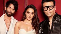 Shahid Kapoor, Kiara Advani, Karan Johar 