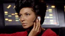 Nichelle Nichols shared one of the first interracial kisses in television history on Star Trek.