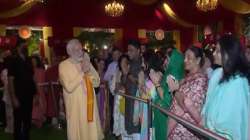 Prime Minister Narendra Modi participates in Ganesh Chaturthi celebrations at the residence of Union Minister Piyush Goyal