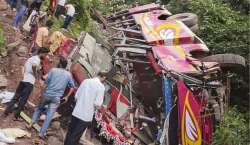 Udhampur, Bus accident, Jammu  Kashmir, JK, Gorge