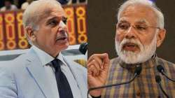 Pakistan PM Shehbaz Sharif and Prime Minister Narendra Modi.
