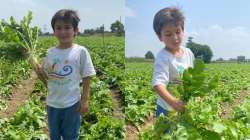 Taimur Ali Khan channels his inner farmer