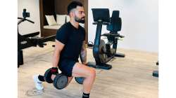 Virat Kohli sweats in the gym ahead of match against Hong Kong