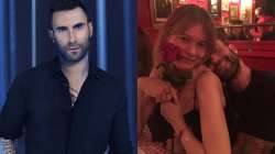 Adam Levine with wife Behati Prinsloo