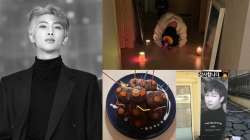 BTS RM birthday celebration at midnight