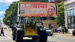 Yogi bulldozer, Yogi bulldozer in america, Yogi bulldozer India Day Parade, India Day Parade in New 